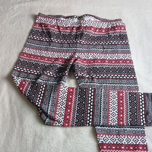 Faded Glory Pink Logo Tag with Patterned Fabric